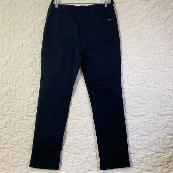 Up! Pull on Jeans Black Straight Leg High Rise Size 12 - Picture 3 of 11